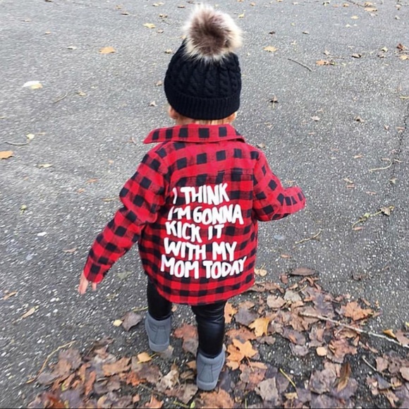 🥰 adorable unisex flannel - Picture 2 of 8